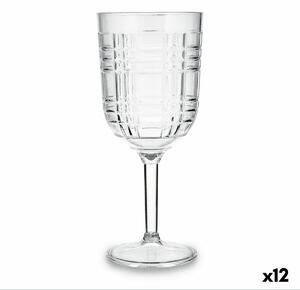 Sklenka na víno Quid Viba Transparentní Plastické 420 ml (12 kusů) (Pack 12x)