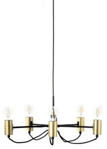 Lindby - Prospa 5 Lustr Black/Brass