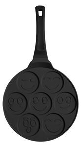 Lívanečník s titanovým povrchem Smajlíci 26 cm Matte Black Collection