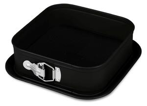 Forma na dort hranatá s titanovým povrchem 28 x 28 cm Matte Black Collection