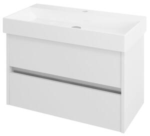 Sapho NIRONA umyvadlová skříňka 82x51,5x43 cm, bílá, NR085-3030