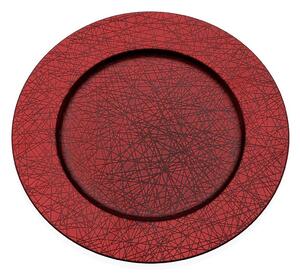 Mělký talíř Versa Červený Polypropylen 33 x 33 cm