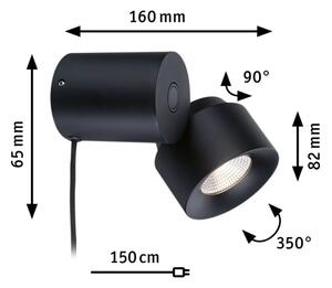 Paulmann 79776 - LED/3W Stmívatelné nástěnné svítidilo 2v1 PURIC PANE 230V