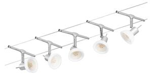 Paulmann 94136 - SADA 5xGU5,3/10W Kompletní lankový systém SHEELA 230V chrom