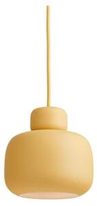 Woud - Stone Závěsné Světlo Small Mustard Yellow