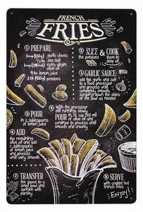 Kovová cedule French Fries