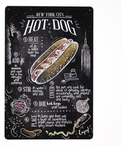 Kovová cedule Hot-Dog