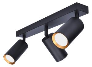 Brilagi - Bodové svítidlo SELE 3xGU10/30W/230V černá/zlatá