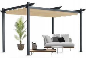 TRENDIE Pergola šedá s béžovou střechou 2x3m