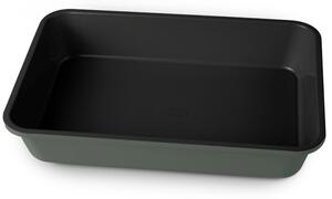 Plech na pečení hluboký s titanovým povrchem 40 x 28 cm Matte Green Collection
