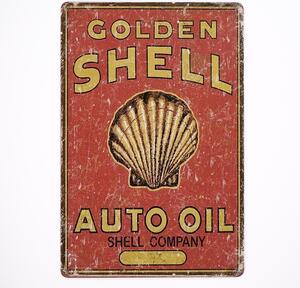 Kovová cedule Golden Shell Auto