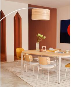 Kulatý rozkládací jídelní stůl v dekoru dubu ø 120 cm Montuiri – Kave Home