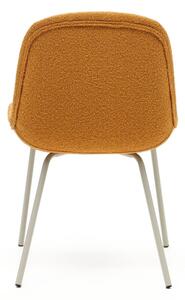 Jídelní židle v hořčicové barvě v sadě 4 ks Aimin – Kave Home