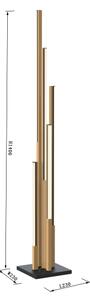 Wofi 3032-506 - LED Stmívatelná stojací lampa CATANIA LED/24W/230V