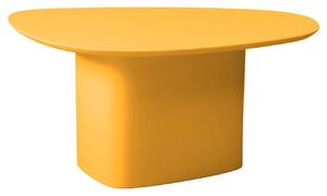 Žlutý lakovaný konferenční stolek RAGABA CELLS 90 x 55 cm