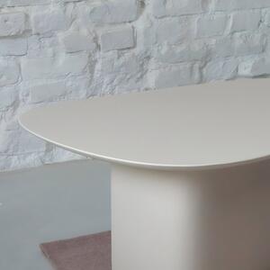 Bílý lakovaný konferenční stolek RAGABA CELLS 90 x 55 cm