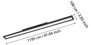 Eglo 900822 - LED Stropní svítidlo SALOBRENA LED/38W/230V 120x10 cm černá