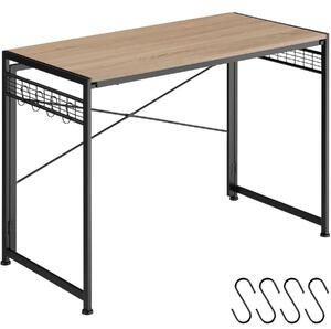 Tectake Psací stůl Paterson 102x51x77cm - Industrial světlé dřevo, dub Sonoma