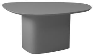 Šedý lakovaný konferenční stolek RAGABA CELLS 90 x 55 cm