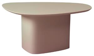Béžový lakovaný konferenční stolek RAGABA CELLS 90 x 55 cm