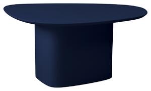 Námořnicky modrý lakovaný konferenční stolek RAGABA CELLS 90 x 55 cm