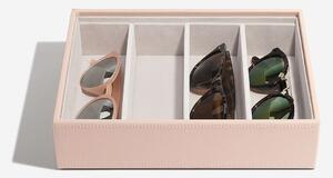 Stackers, Box na sluneční brýle Blush Classic Glasses & Accessory Layer | růžová