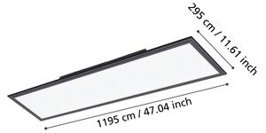 Eglo 900821 - LED Stropní svítidlo SALOBRENA LED/33W/230V 120x30 cm černá