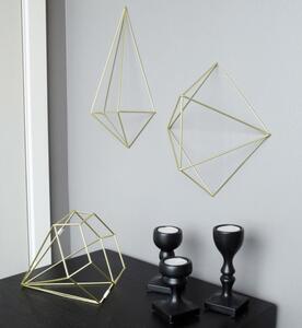 Umbra, Univerzální geometrická dekorace Prisma | zlatá