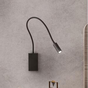 Redo 01-2755 - LED Flexibilní lampička WALLIE LED/3W/230V USB CRI 90 černá