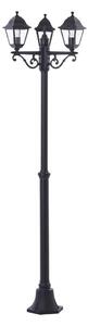 Brilliant - Venkovní lampa NISSIE 3xE27/60W/230V 187,5 cm IP44 černá