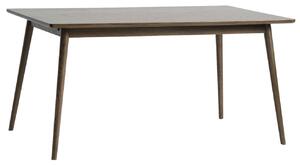 Tmavě hnědý dubový jídelní stůl Unique Furniture Barrali 150 x 90 cm