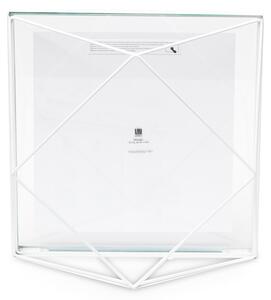 Umbra, Geometrický fotorámeček Prisma 10 x 10 cm | bílý