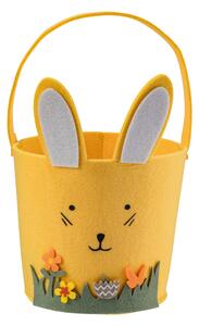 Livarno home Velikonoční plstěný košík, Ø 16 cm (uši nahoru) (100386407001)