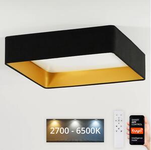 Brilagi-LED Stmívatelné svítidlo VELVET SQUARE LED/36W/230V Wi-Fi Tuya+DO černá