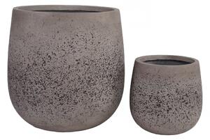 Sada květináčů Sutton, šedé, Ø 30/50 cm – House Nordic