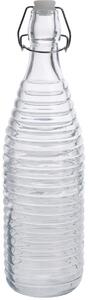 Skleněná láhev s uzávěrem Stripes 1 l