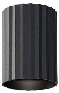 Redo 01-2555 Delphi, černé stropní svítidlo, 1x7W GU10, ø7cm, výška 9,5cm