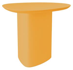 Žlutý lakovaný odkládací stolek RAGABA CELLS 50 x 50 cm