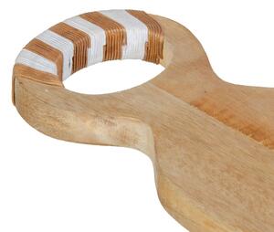 BigBuy Home Deska na řezání 43,5 x 15 x 3 cm Přírodní mangové dřevo