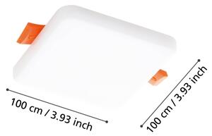 Eglo 900967 - LED Koupelnové podhledové svítidlo RAPITA 5,5W/230V 10x10 cm IP65