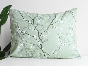 XPOSE® Bavlněný povlak na polštář ALMIRA - zelený 70x90 cm
