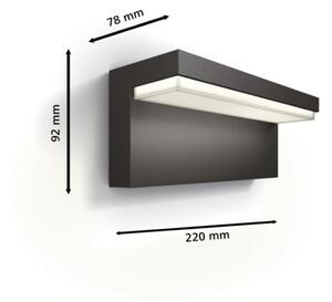Philips - LED Venkovní nástěnné svítidlo BUSTAN LED/3,8W/230V 4000K IP44