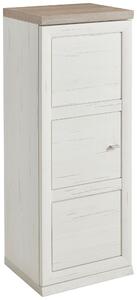 SKŘÍŇ NA ŠANONY, šedá, bílá, 50,6/131,6/43 cm Hom`in - Regály na šanony