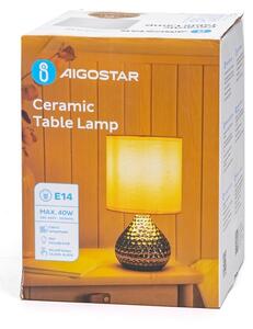 Aigostar - Stolní lampa 1xE14/40W/230V zlatá