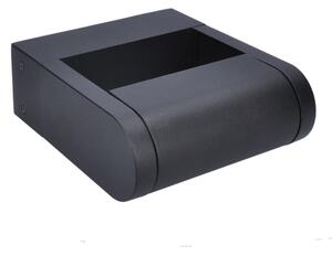 Brilagi - LED Venkovní nástěnné svítidlo CROTONE LED/7W/230V černá IP54