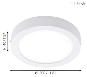 Eglo - LED RGBW Stmívatelné stropní svítidlo FUEVA-C LED/21W/230V