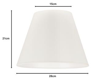 Duolla - Stínidlo k stolní lampě SOFIA S E27 pr. 28 cm béžová