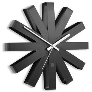 Umbra, Nástěnné hodiny Ribbon 30 cm | černé