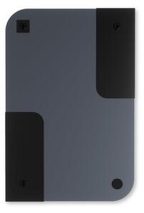 Umbra, Zrcadlo s poličkou Alcove 76 cm | černá