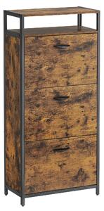 VYKLÁPĚCÍ BOTNÍK, hnědá, černá, 60/130/30 cm Boxxx - Online Only šatny & botníky, Online Only